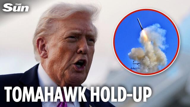 Why Trump has paused Ukraine Tomahawk missile deal   as he steps up peace talks