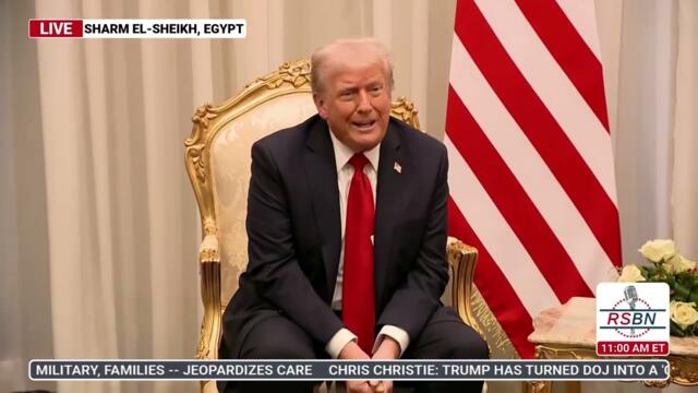 WATCH: President Trump Answers Questions from the Press in Egypt- 10/13/25