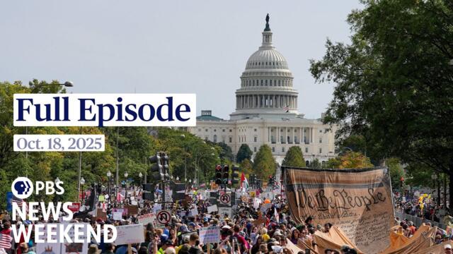 PBS News Weekend full episode, Oct. 18, 2025