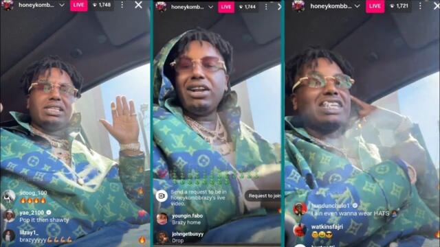 HoneyKomb Brazy Addressing Birdman & G Herbo on His 1st Day Out & Not Rocking Mob Ties Chain