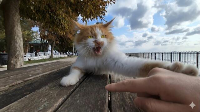The Cutest Cat Turns Into a Monster When You Touch Her!