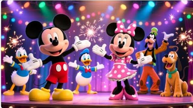 Mickey Mouse and Friends’ Fun Adventure 🐭🎈🌈