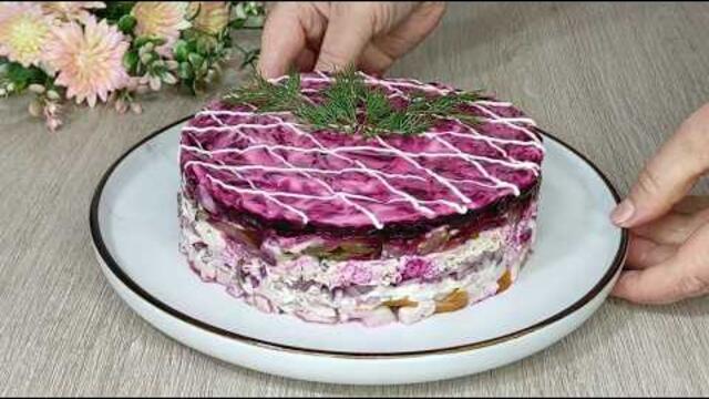 Салат “Червоний Шарм” – Зникає Першим на Столі!