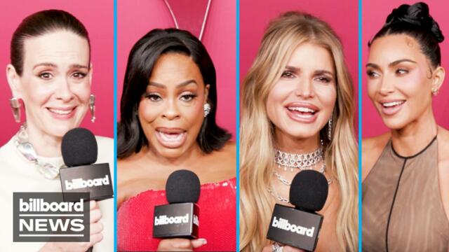 Kim Kardashian, Niecy Nash, Sarah Paulson, Jessica Simpson & More Name Which Song Would Be the 'All's Fair' Theme Song | Billboard News