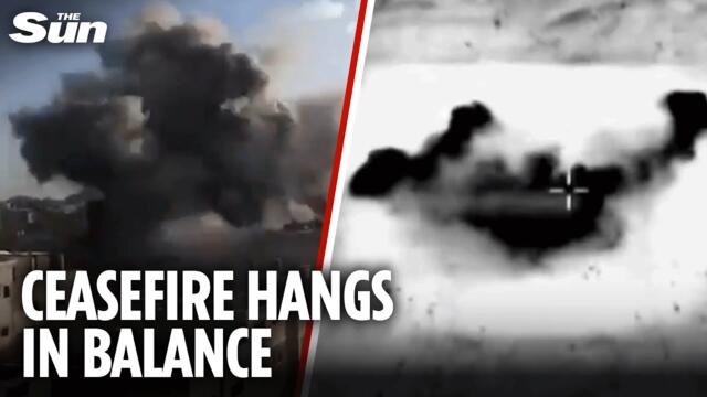 Israeli fighter jets hit Gaza with airstrikes after Hamas opened fire on IDF troops