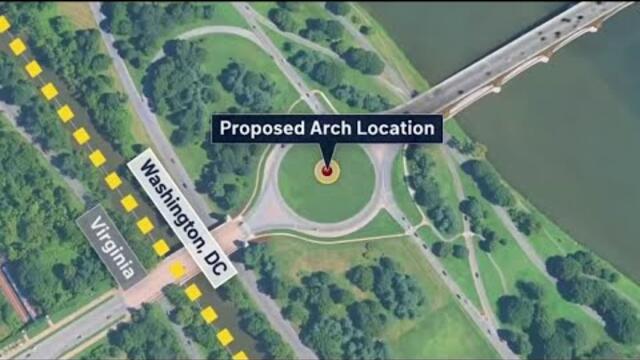 Trump proposes arch near Arlington Memorial Bridge | NBC4 Washington