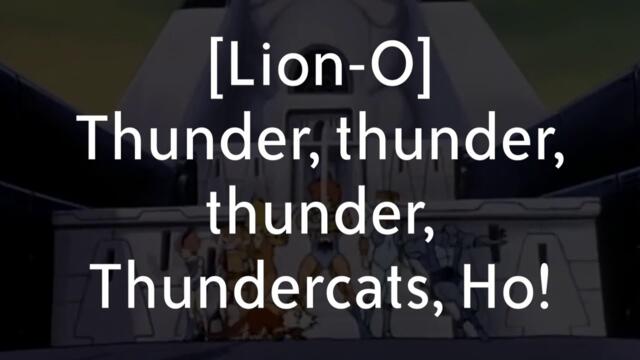 ThunderCats Opening Theme Lyrics (Clean Ver.) | 1985 TV series