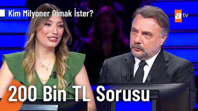 Dilan Azizoğlu Kaban 200 bin TL değerindeki soruyu açtırdı - Kim Milyoner Olmak İster? 1185. Bölüm