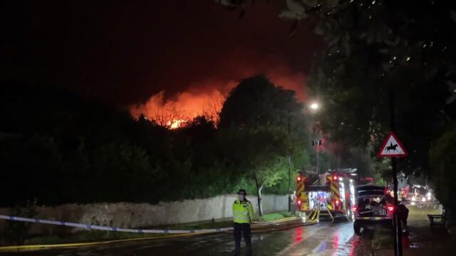 Emergency services called to tackle blaze at former Eastbourne school