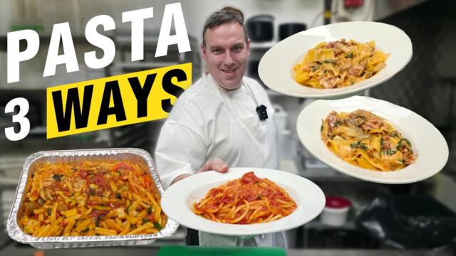 3 Pasta Recipes Everyone Needs 🍝