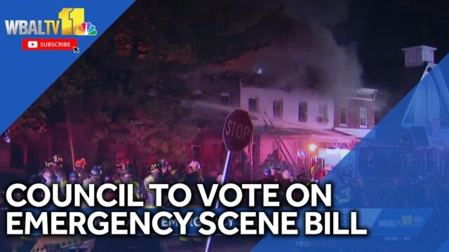 City council to vote Monday on emergency scene bill