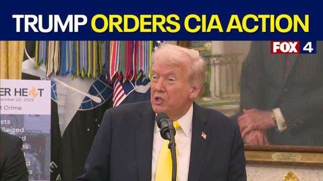 President Trump orders covert CIA action in Venezuela