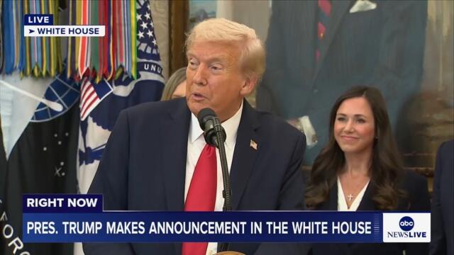 LIVE: President Trump makes announcement in the White House
