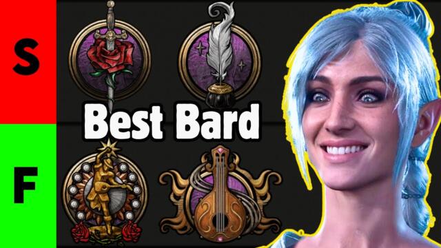 BEST BARD SUBCLASS Tier List in Baldur's Gate 3
