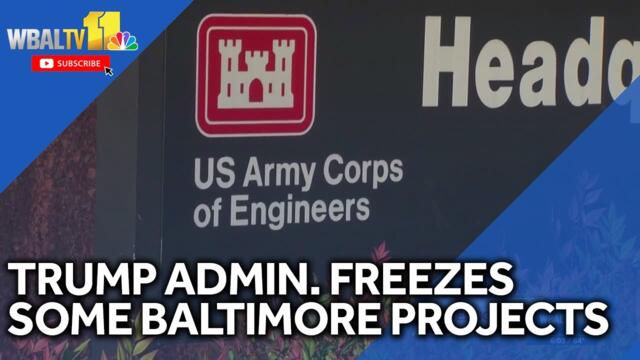 Trump admin. freezes Baltimore projects amid shutdown