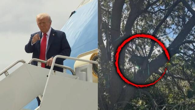 Hunting Stand Found Near Trump's Air Force Landing Exit In Florida