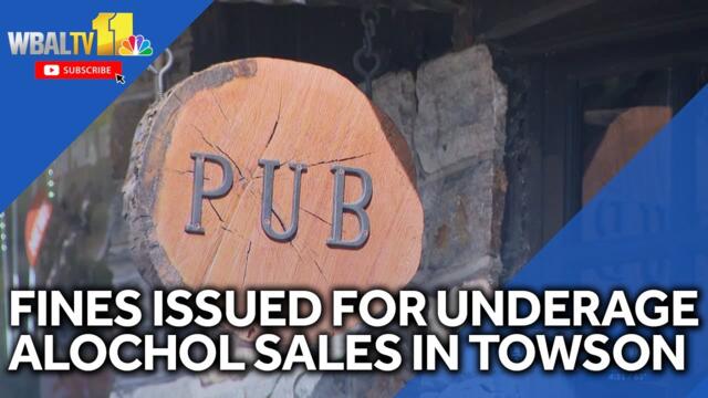 Fines issued after underage alcohol sales