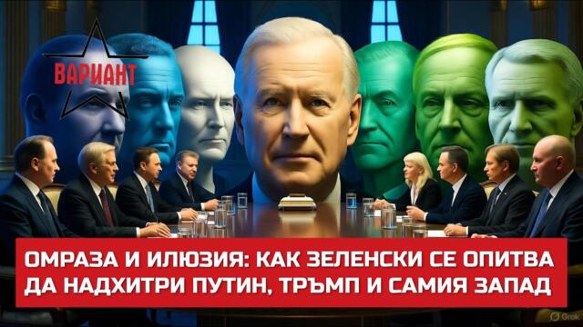ОМРАЗА И ИЛЮЗИЯ: КАК ЗЕЛЕНСКИ СЕ ОПИТВА ДА НАДХИТРИ ПУТИН, ТРЪМП И САМИЯ ЗАПАД,  Вариант #672