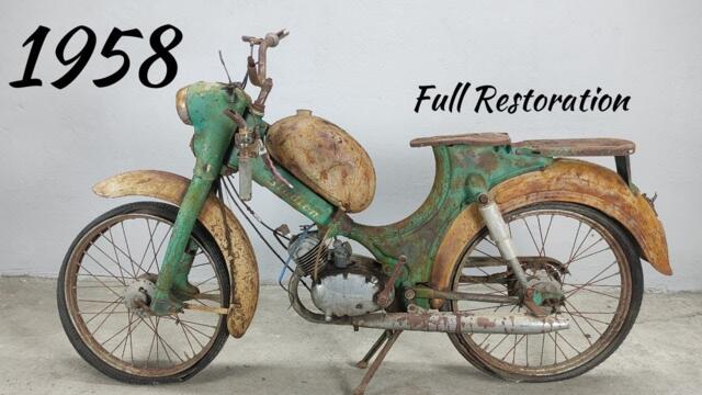 1958 Old Moped Full Restoration ( Jawa Stadion)
