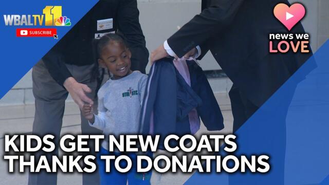 Hundreds of students receive new winter coats