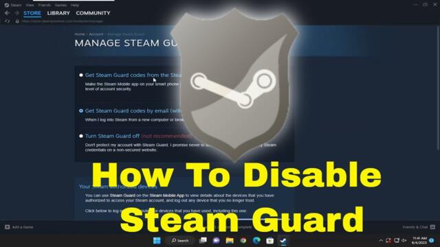 How to Disable Steam Guard in Steam [Guide]