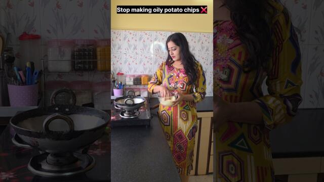 "Don't make oily potato chips, try this instead." 🤯😲🤩 #relatable #trending #shorts