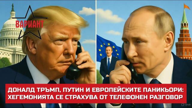 ДОНАЛД ТРЪМП, ПУТИН И ЕВРОПЕЙСКИТЕ ПАНИКЬОРИ: ХЕГЕМОНИЯТА СЕ СТРАХУВА ОТ ТЕЛЕФОНЕН РАЗГОВОР, #673