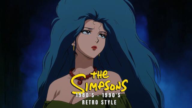 The Simpsons - Retro Anime Vibes | 80s - 90s