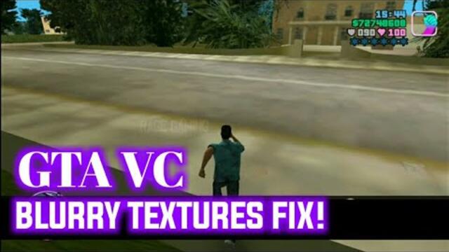 GTA Vice City Blurry Textures Problem Fix!! | 100% working! | Rage Gaming