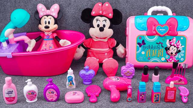 Satisfying with Unboxing Disney Mickey Mouse Pink Bathtub Playset | Review Toys ASMR