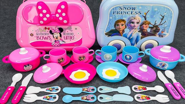 MINNIE ASMR 2025🎀Zufriedenstellende Auspacken MICKEY Kochspielzeug 🍽️Cooking with Toys! Kitchen ASMR