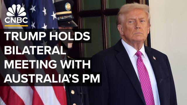 President Trump meets with Australia's PM Anthony Albanese at the White House — 10/20/2025