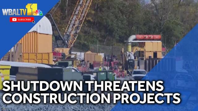 Shutdown threatens some construction projects in Maryland