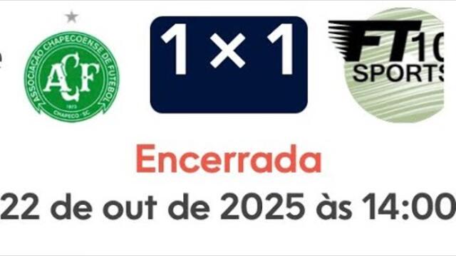 Chapecoense x Ft10 - BG - sub 14