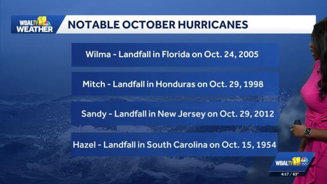 Weather Talk: Looking at notable October hurricanes