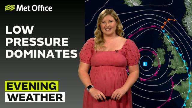 19/10/2025 - Thundery showers moving in - Evening Weather Forecast UK – Met Office Weather