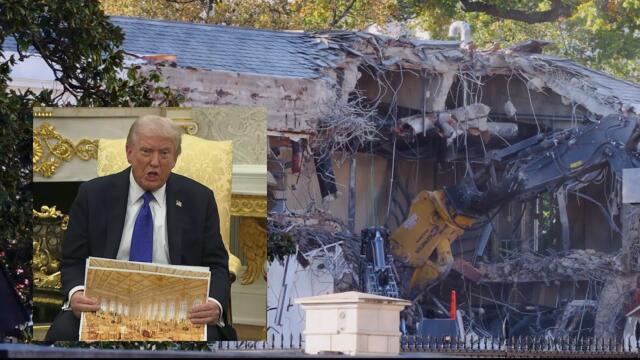 President Trump Says White House's Entire East Wing Is Being Torn Down