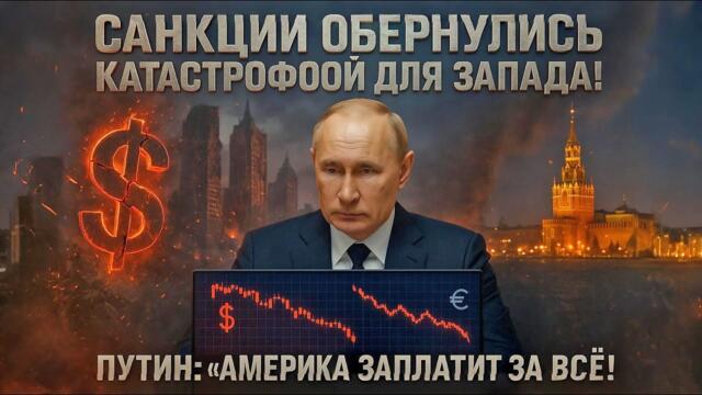 Скотт Риттер: Санкции обернулись катастрофой для Запада! Путин: “Америка заплатит за всё!