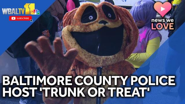 Baltimore County police host Trunk or Treat