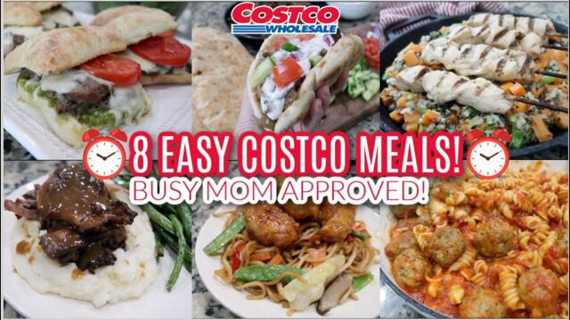 8 EASY Costco Dinner Ideas 🍴 Realistic Convenience Meals for Busy Weeknights! What's For Dinner?!