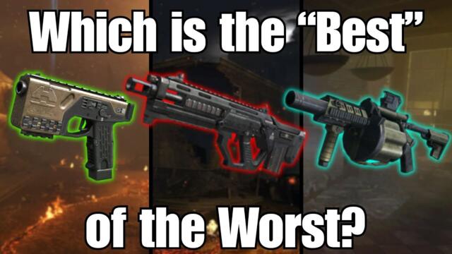 Which of the WORST Guns in BO2 is the BEST???