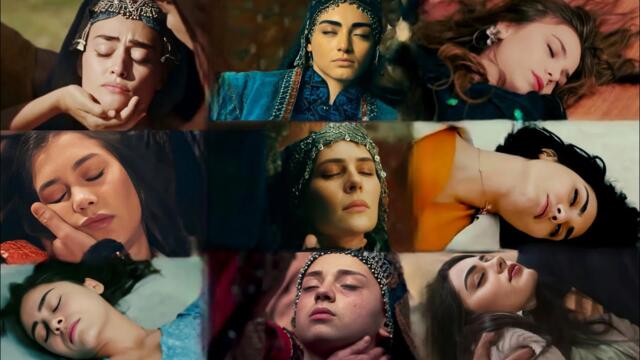 girls unconscious scenes| Turkish drama sad scenes| Kurulus osman season| girls sad scenes