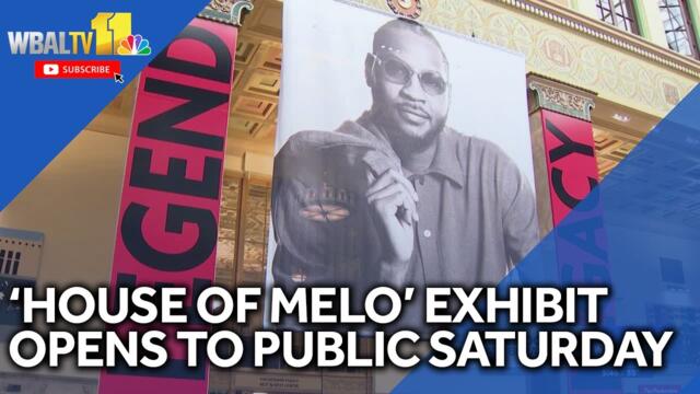 'House of Melo' exhibit goes through Carmelo Anthony's life