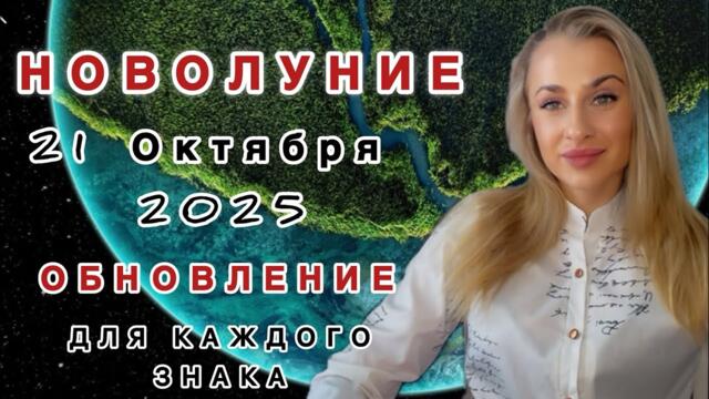 МОЩНОЕ НОВОЛУНИЕ 🌑- 21 Октября 2025 в знаке ВЕСЫ ♎️ ЧТО ПРИНЕСЕТ КАЖДОМУ ❓IRYNA SUN