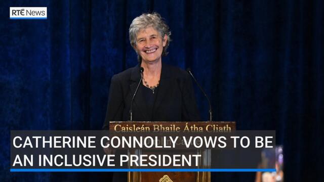 Catherine Connolly vows to be an inclusive president