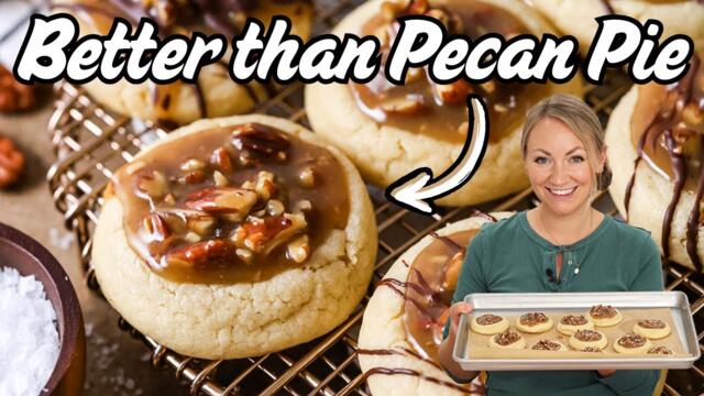 Pecan Pie Cookies are Easier than Pecan Pie