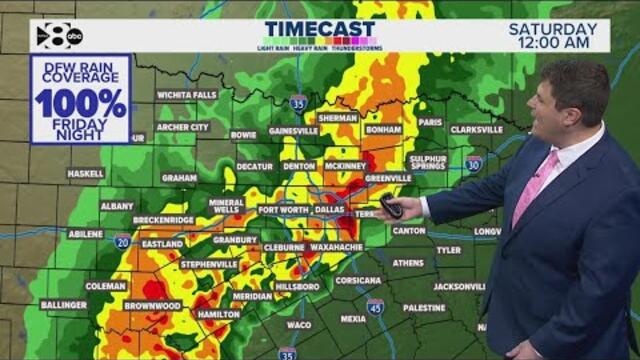 DFW Weather: Storms move in on Friday. Here's the latest timing