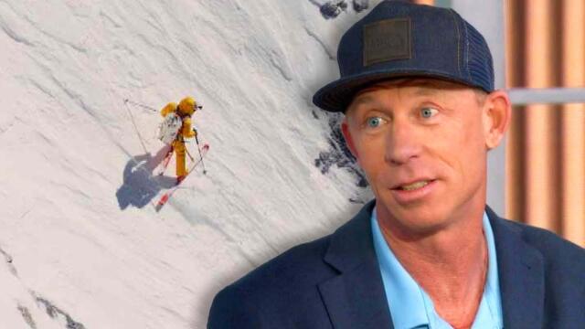 American Adventurer First Person Ever To Ski Down Mount Everest