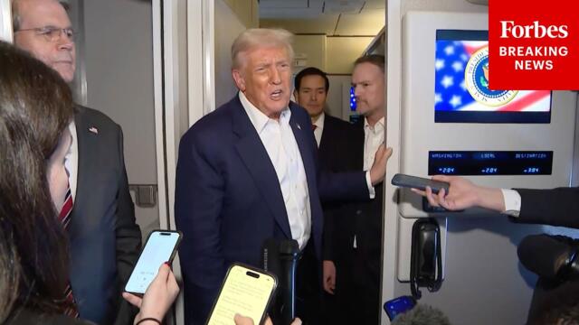 FULL VIDEO: President Trump Takes Questions About Kim Jong Un, TikTok, Tariffs On Air Force One