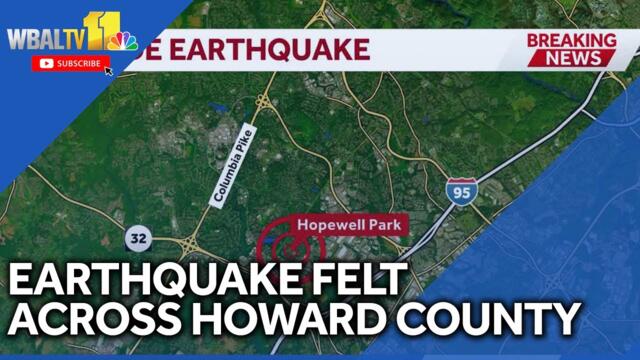 Earthquake felt in Columbia, Savage areas, USGS says